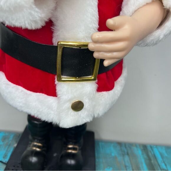 VINTAGE Animated Motion Santa Clause Large - Picture 5 of 12